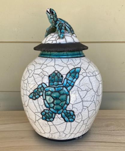 Sea Turtle Jar by Robin Rodgers